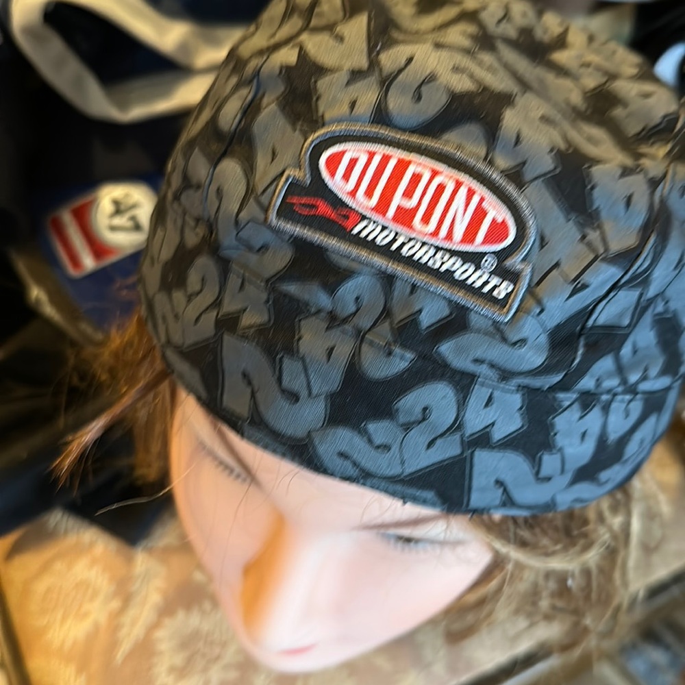 NASCAR #24 DuPont Racing Motorcycle Do Rag - Picture 3 of 4